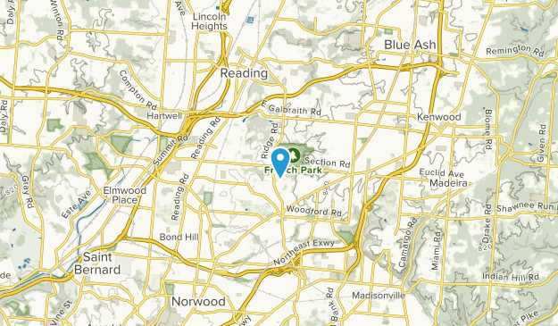 Amberley, Ohio Map