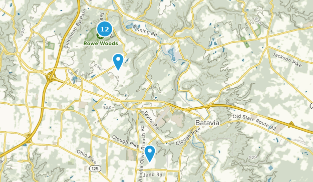 Batavia, Ohio Map