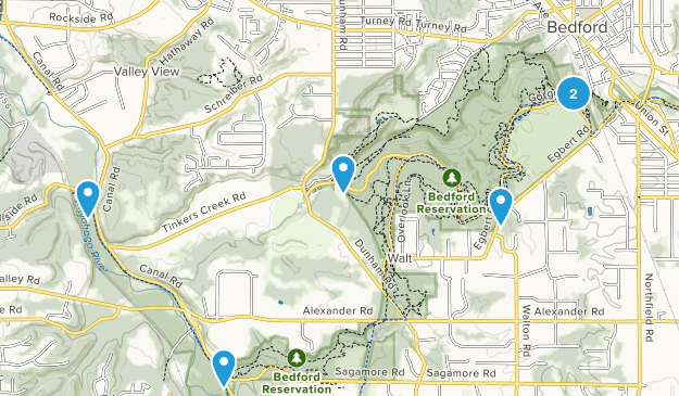Bedford, Ohio Map