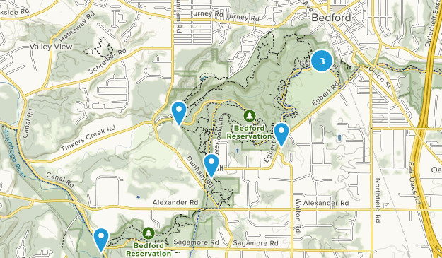 Bedford, Ohio Map