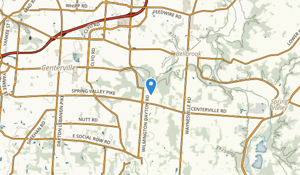 Bellbrook, Ohio Map