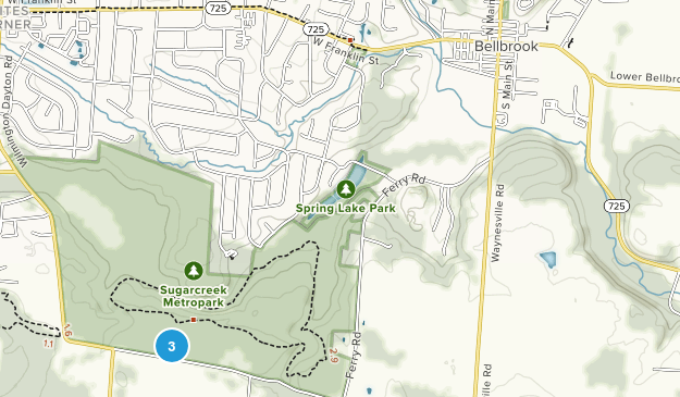 Bellbrook, Ohio Map