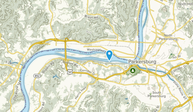 Belpre, Ohio Map