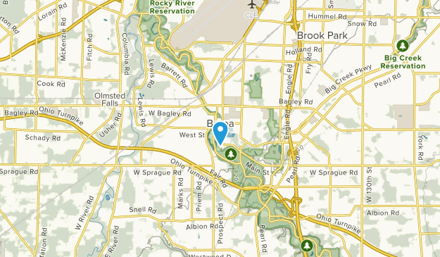 Berea, Ohio Map