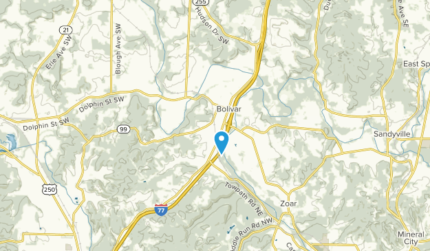 Bolivar, Ohio Map