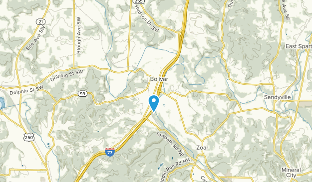 Bolivar, Ohio Map