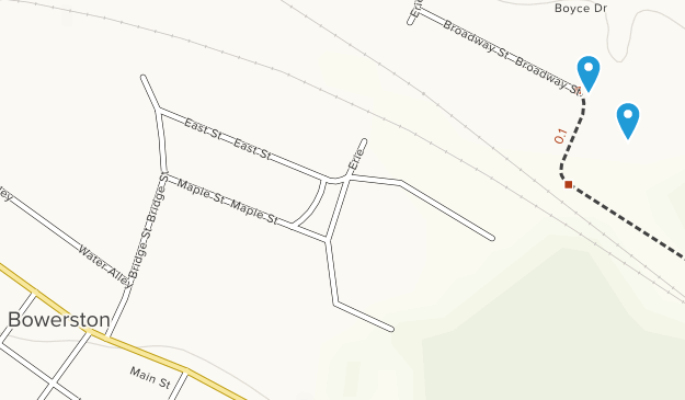 Bowerston, Ohio Map