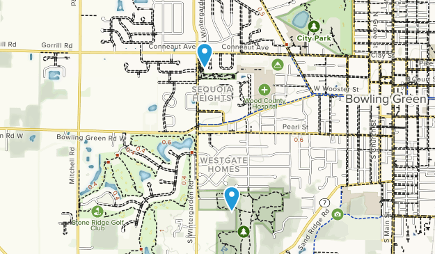 Bowling Green, Ohio Map