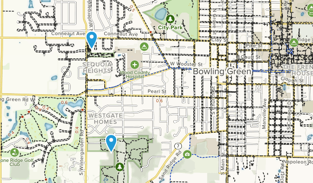 Bowling Green, Ohio Map