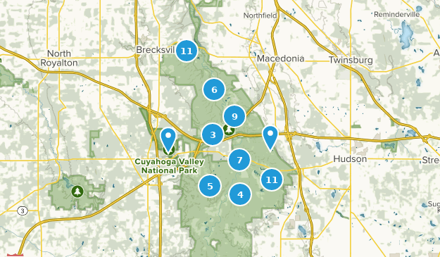 Brecksville, Ohio Map
