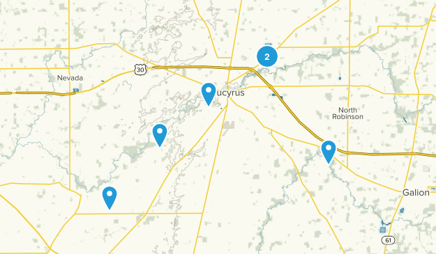 Bucyrus, Ohio Map