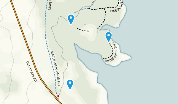 Burton Station, Ohio Map