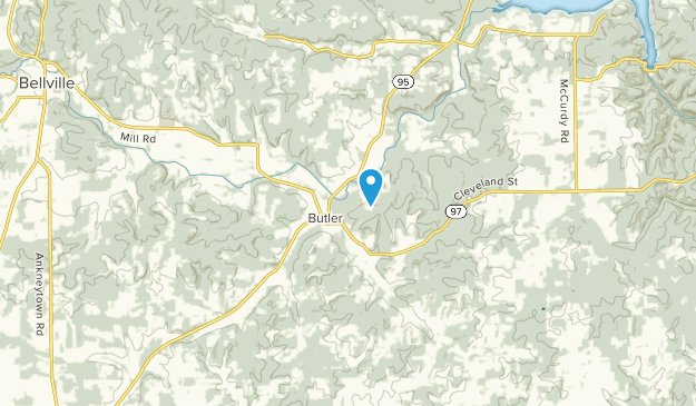Butler, Ohio Map