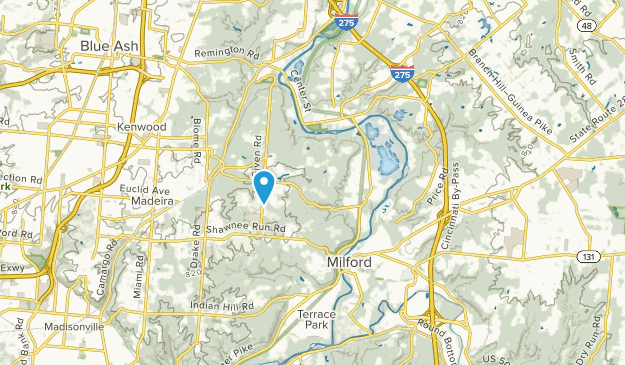 Camp Dennison, Ohio Map
