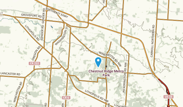 Canal Winchester, Ohio Map