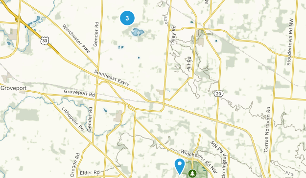 Canal Winchester, Ohio Map
