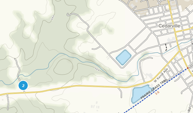 Cedarville, Ohio Map