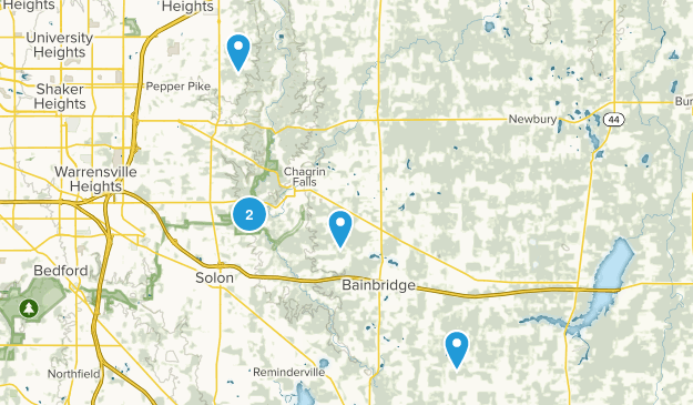 Chagrin Falls, Ohio Map