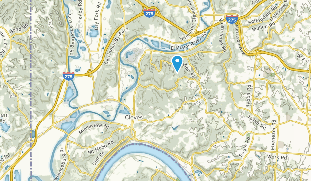 Cleves, Ohio Map