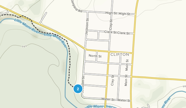 Clifton, Ohio Map