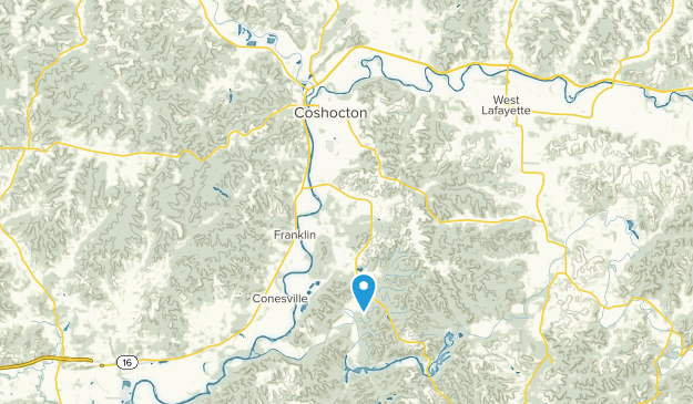Coshocton, Ohio Map