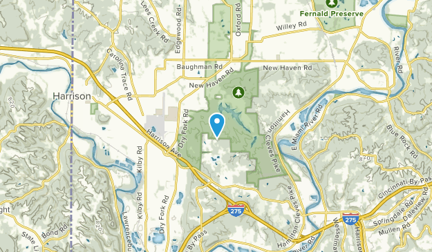 Crosby, Ohio Map