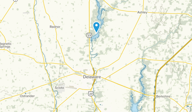 Delaware, Ohio Map
