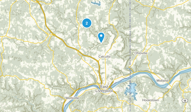 East Liverpool, Ohio Map