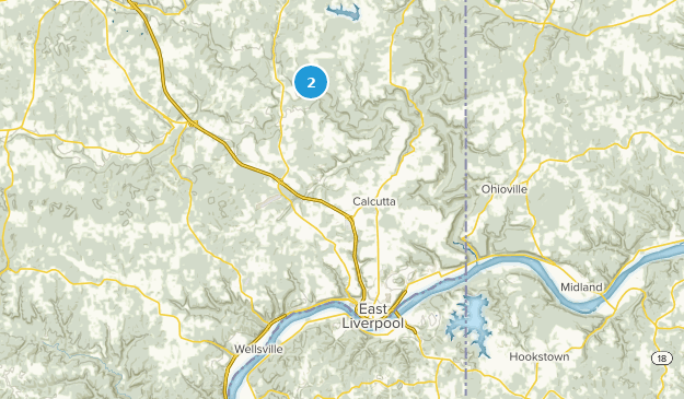 East Liverpool, Ohio Map