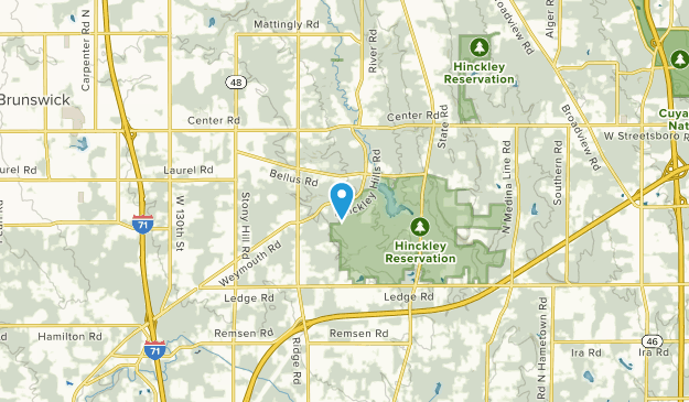 Echo Lake Glen, Ohio Map