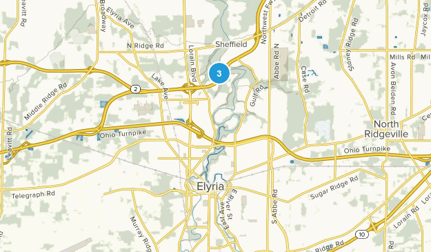 Elyria, Ohio Map