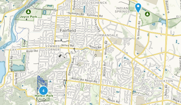 Fairfield, Ohio Map