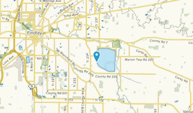 Findlay, Ohio Map