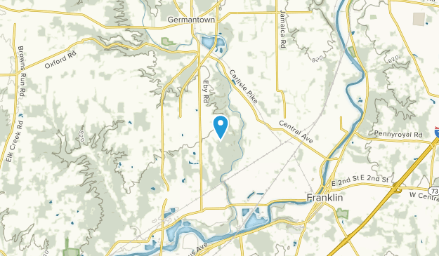 Franklin, Ohio Map