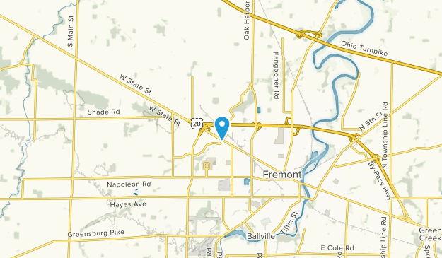 Fremont, Ohio Map