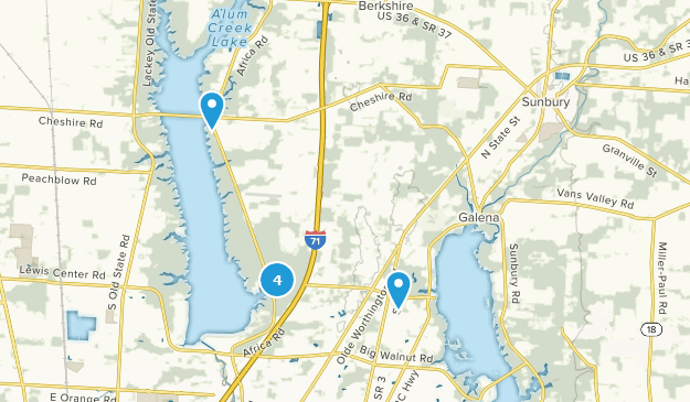 Galena, Ohio Map