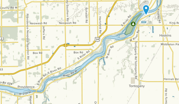 Grand Rapids, Ohio Map