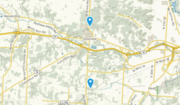 Granville, Ohio Map