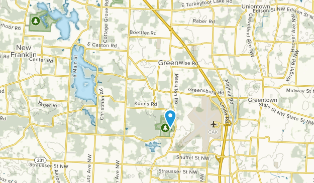 Green, Ohio Map