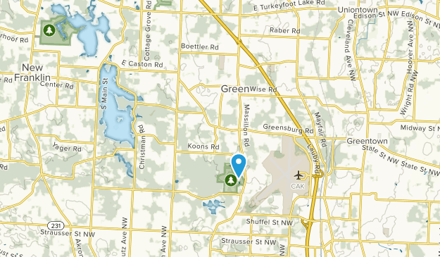 Green, Ohio Map