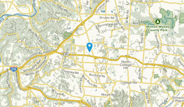 Groesbeck, Ohio Map