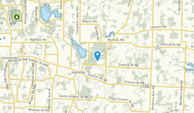 Hartville, Ohio Map