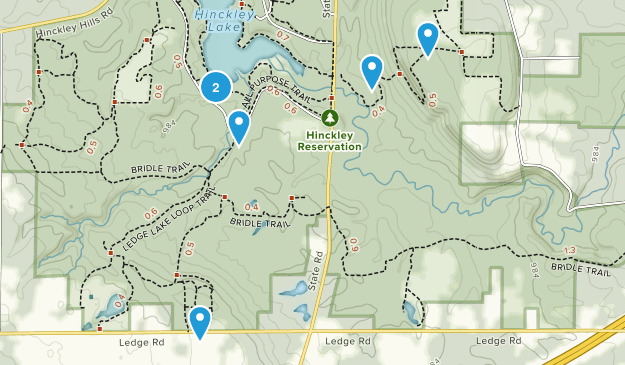 Hinckley, Ohio Map