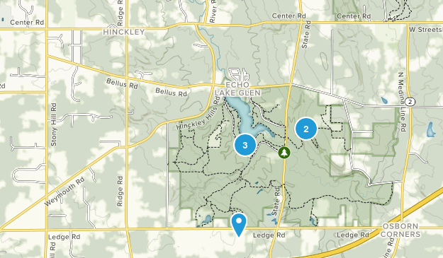 Hinckley, Ohio Map