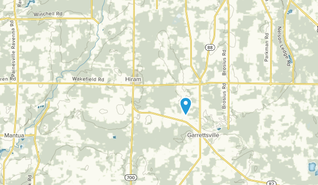 Hiram, Ohio Map