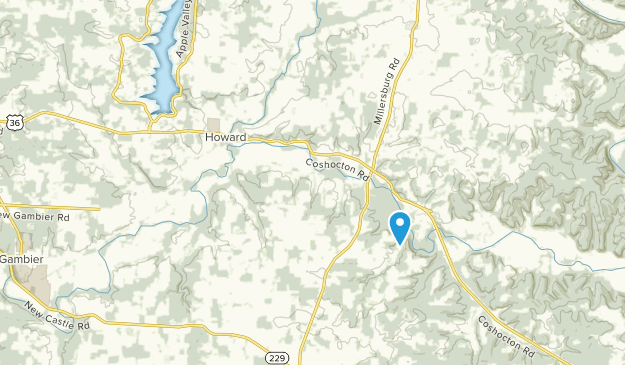 Howard, Ohio Map
