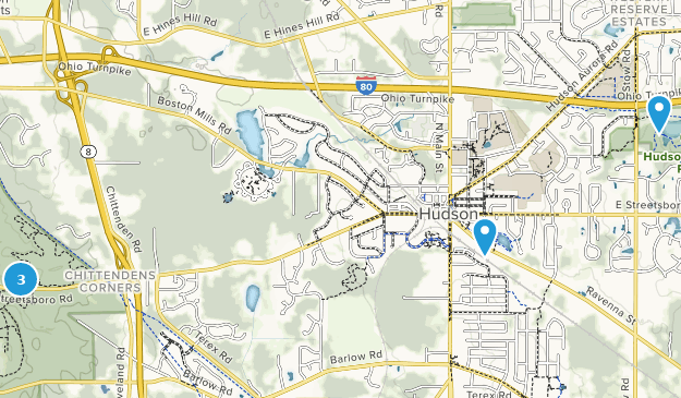 Hudson, Ohio Map