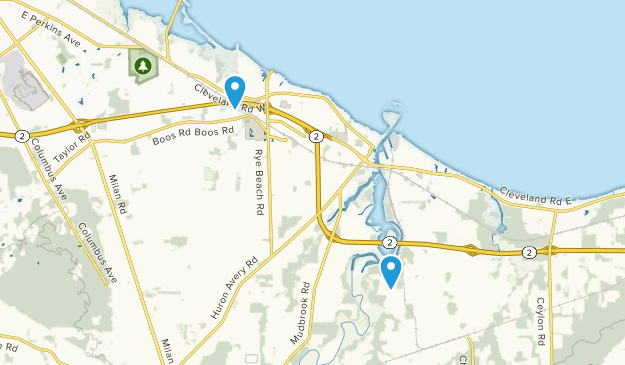 Huron, Ohio Map