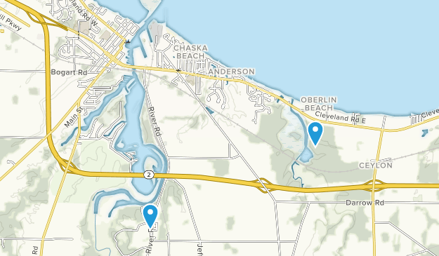 Huron, Ohio Map