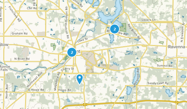 Kent, Ohio Map